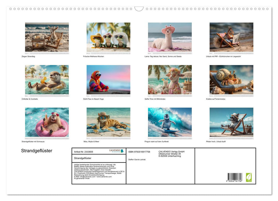 Strandgeflüster (CALVENDO Wandkalender 2027)