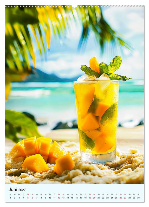 Cocktails im Glas - Sommerliche Mixgetränke zum Träumen (CALVENDO Wandkalender 2027)