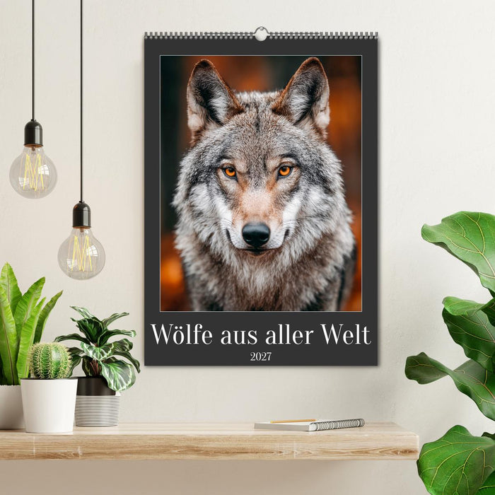 Wölfe aus aller Welt (CALVENDO Wandkalender 2027)