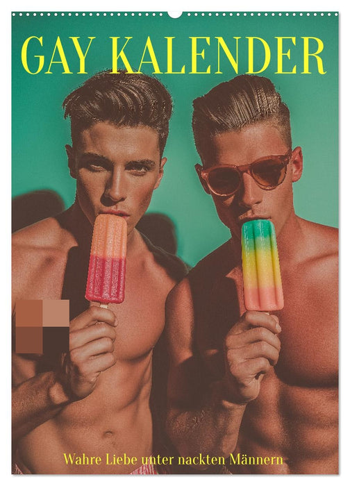 Gay Kalender - Wahre Liebe unter nackten Männern (CALVENDO Wandkalender 2027)