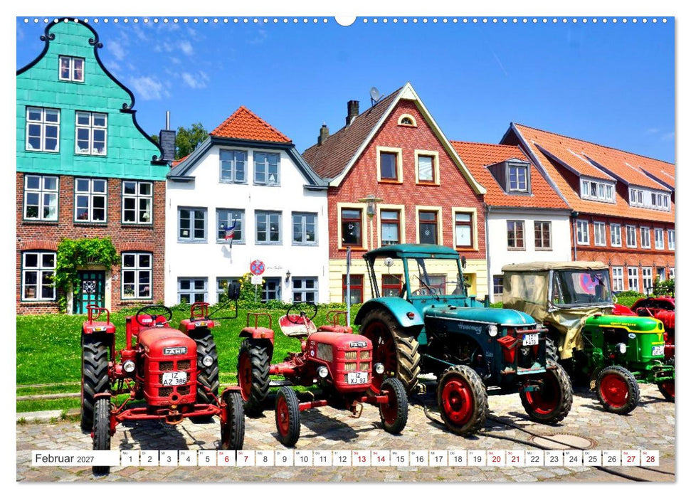 TRECKER PARADE - Historische Traktoren in Glückstadt an der Elbe (CALVENDO Wandkalender 2027)
