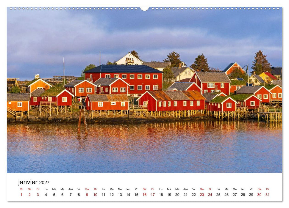 Lofoten - Îles de rêve norvégiennes (CALVENDO Calendrier supérieur 2027)