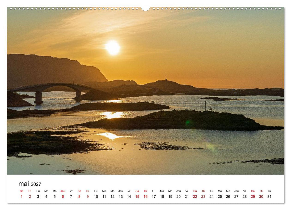 Lofoten - Îles de rêve norvégiennes (CALVENDO Calendrier supérieur 2027)