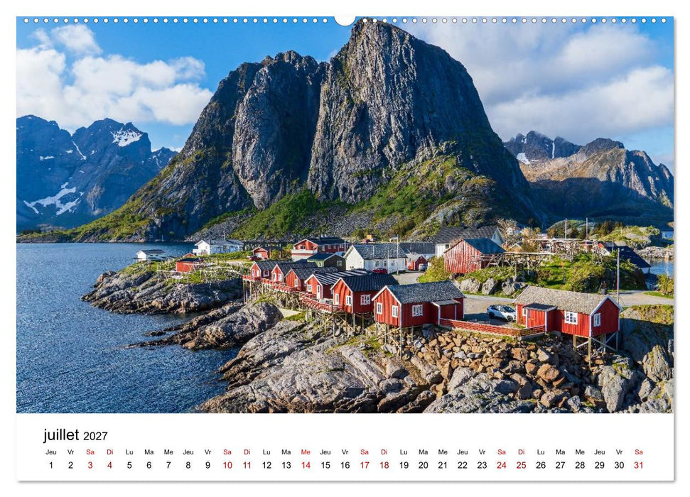 Lofoten - Îles de rêve norvégiennes (CALVENDO Calendrier supérieur 2027)
