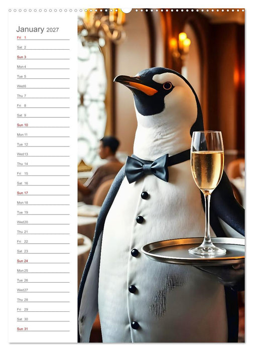 When animals do the job - Animal career days with a twist (CALVENDO Monthly Calendar 2027)