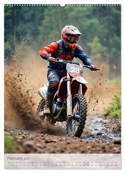 Born to Jump - Extreme motocross with adrenaline and dust (CALVENDO Monthly Calendar 2027)