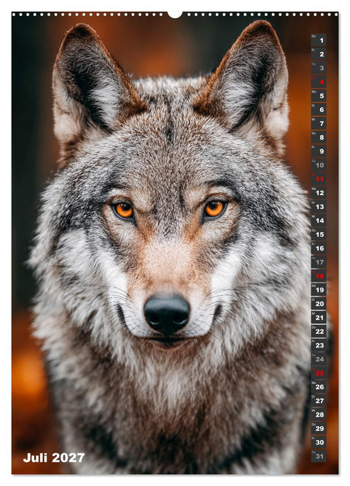 Wölfe aus aller Welt (CALVENDO Premium Wandkalender 2027)