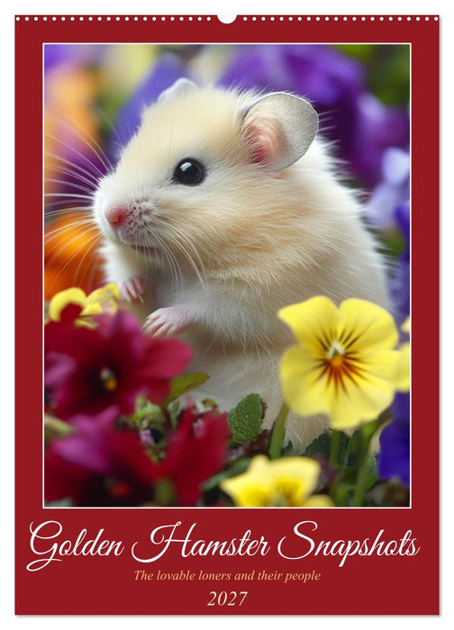 Golden Hamster Snapshots (CALVENDO Monthly Calendar 2027)