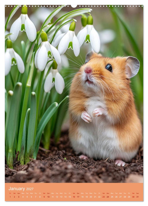 Golden Hamster Snapshots (CALVENDO Monthly Calendar 2027)