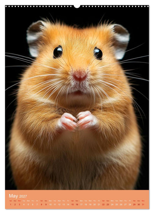 Golden Hamster Snapshots (CALVENDO Monthly Calendar 2027)