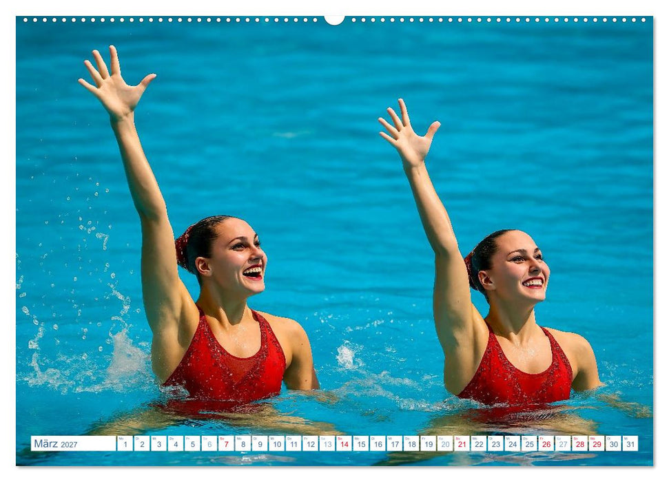 Wassersport. Wettkampf und Freizeit im, auf und unter Wasser (CALVENDO Premium Wandkalender 2027)