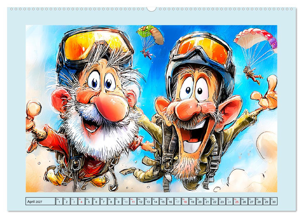 Rentner rocken das Leben! Mit Schwung durch den Ruhestand (CALVENDO Wandkalender 2027)
