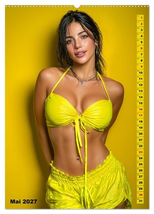 Bikinis lieben Brüste - Sexy Frauen, bunte Bilder und nackte Tatsachen (CALVENDO Premium Wandkalender 2027)