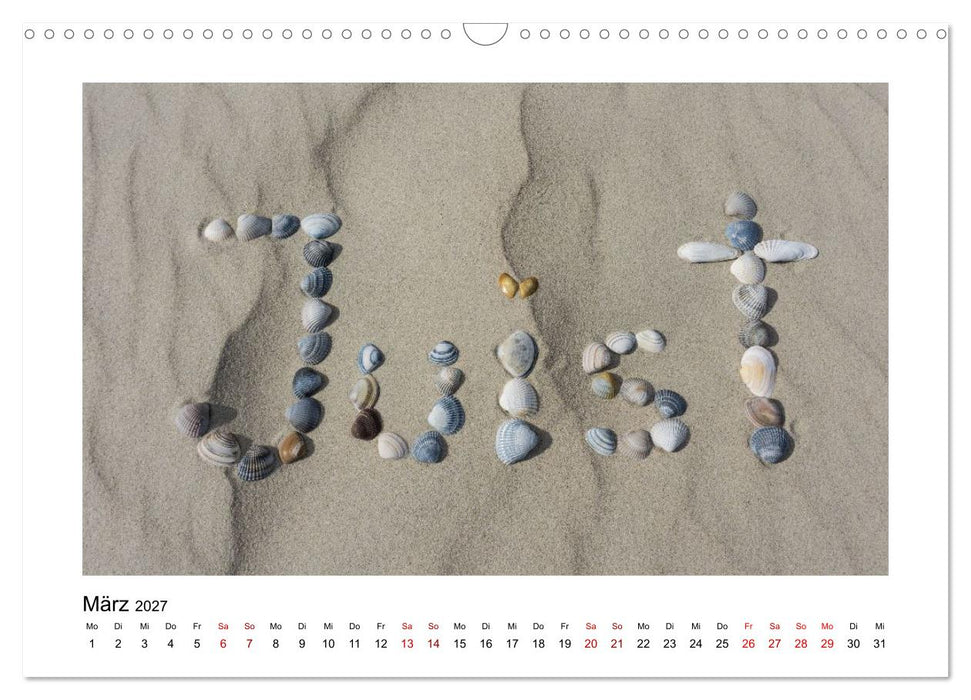 Juist Strandmomente (CALVENDO Wandkalender 2027)
