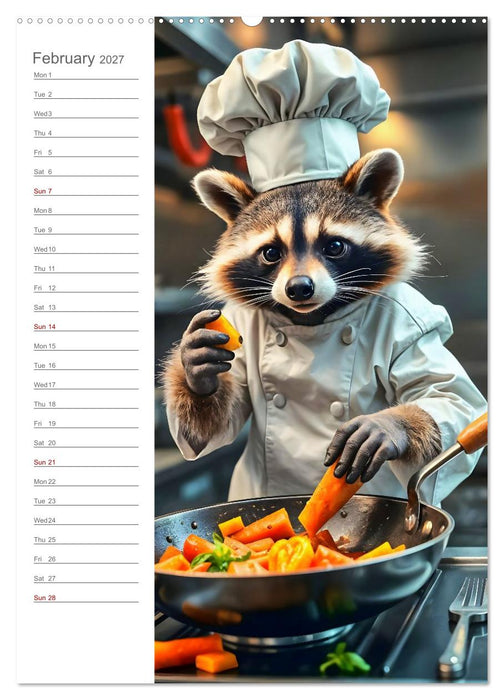 When animals do the job - Animal career days with a twist (CALVENDO Premium-Calendar 2027)
