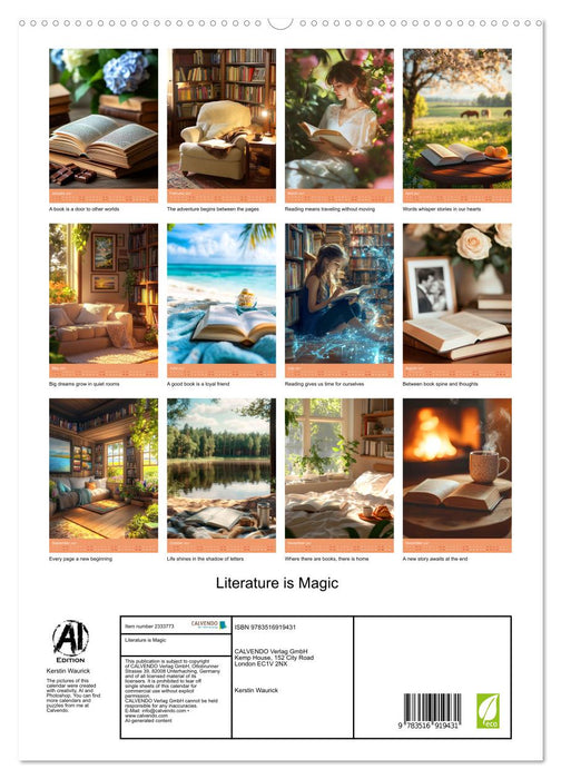 Literature is Magic (CALVENDO Premium-Calendar 2027)
