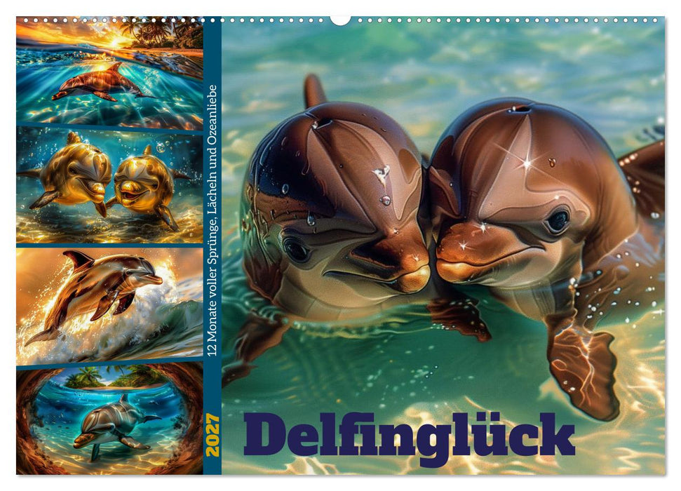 Delfinglück (CALVENDO Wandkalender 2027)