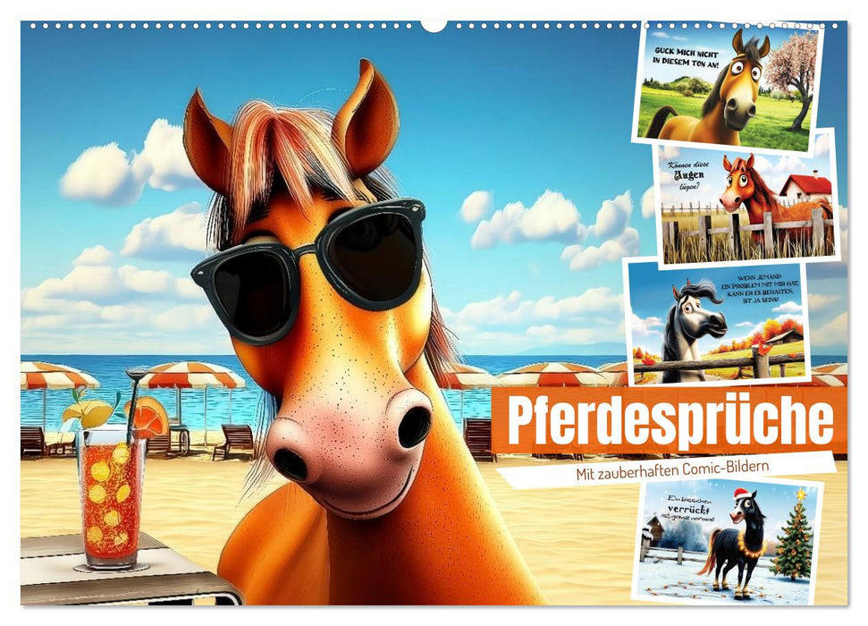 Pferdesprüche (CALVENDO Wandkalender 2027)