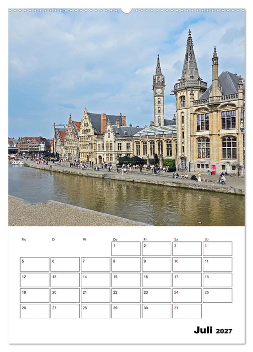 Belgien und Holland, schöne Städte in Belgien und Holland erleben (CALVENDO Premium Wandkalender 2027)