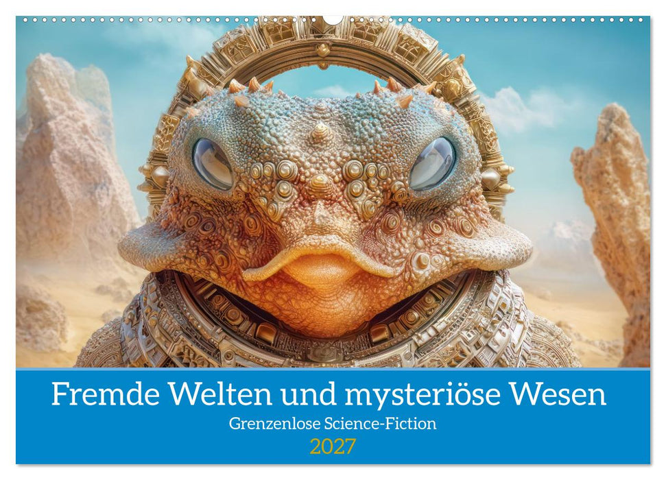 Fremde Welten und mysteriöse Wesen - Grenzenlose Science-Fiction (CALVENDO Wandkalender 2027)