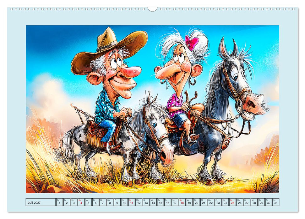 Rentner rocken das Leben! Mit Schwung durch den Ruhestand (CALVENDO Premium Wandkalender 2027)