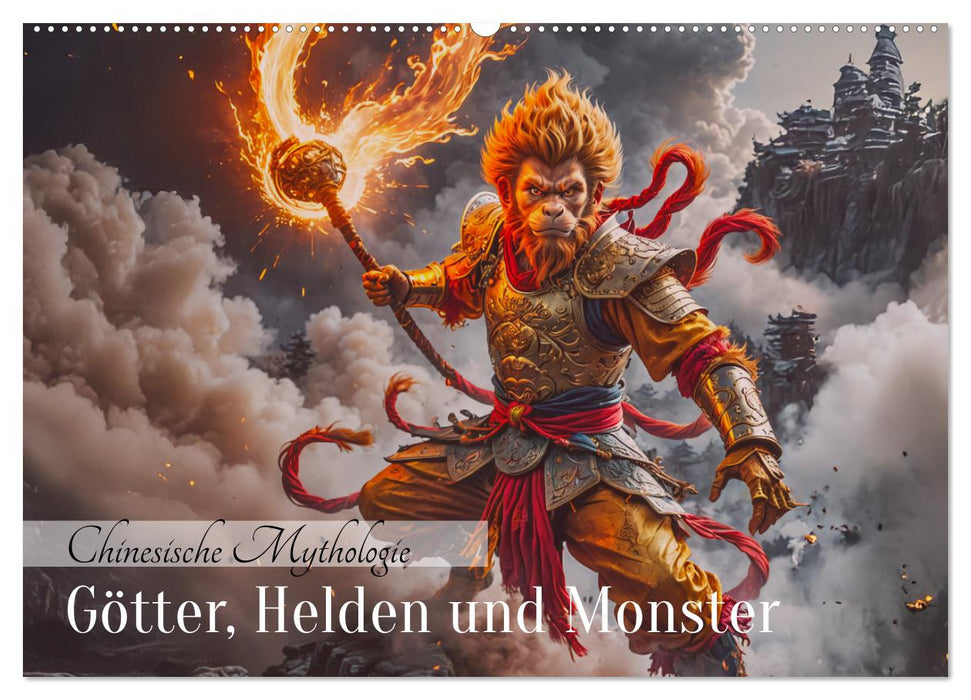 Chinesische Mythologie - Götter, Helden und Monster (CALVENDO Wandkalender 2027)