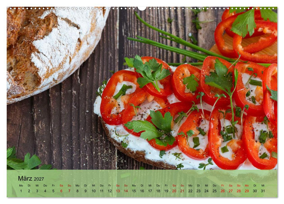 Jeden Monat lecker (CALVENDO Premium Wandkalender 2027)