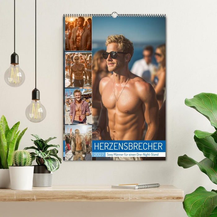 Herzensbrecher - Sexy Männer für einen One-Night-Stand (CALVENDO Wandkalender 2027)