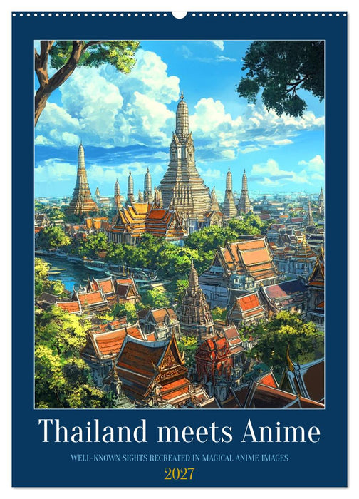 Thailand meets Anime (CALVENDO Monthly Calendar 2027)