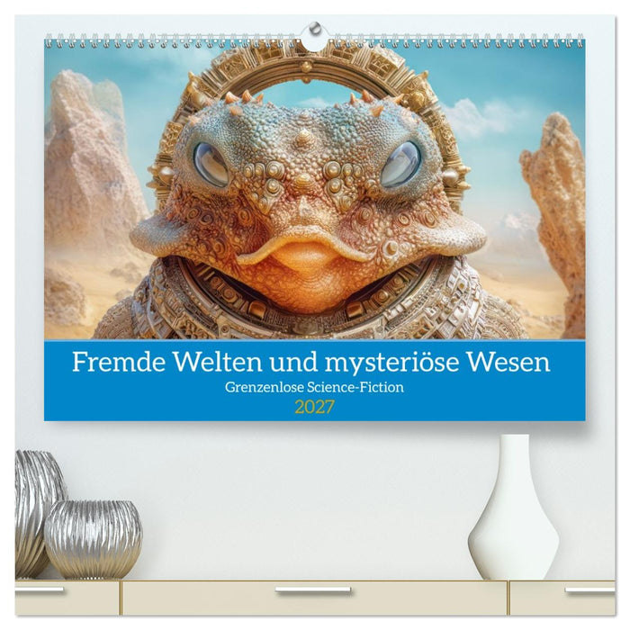 Fremde Welten und mysteriöse Wesen - Grenzenlose Science-Fiction (CALVENDO Premium Wandkalender 2027)