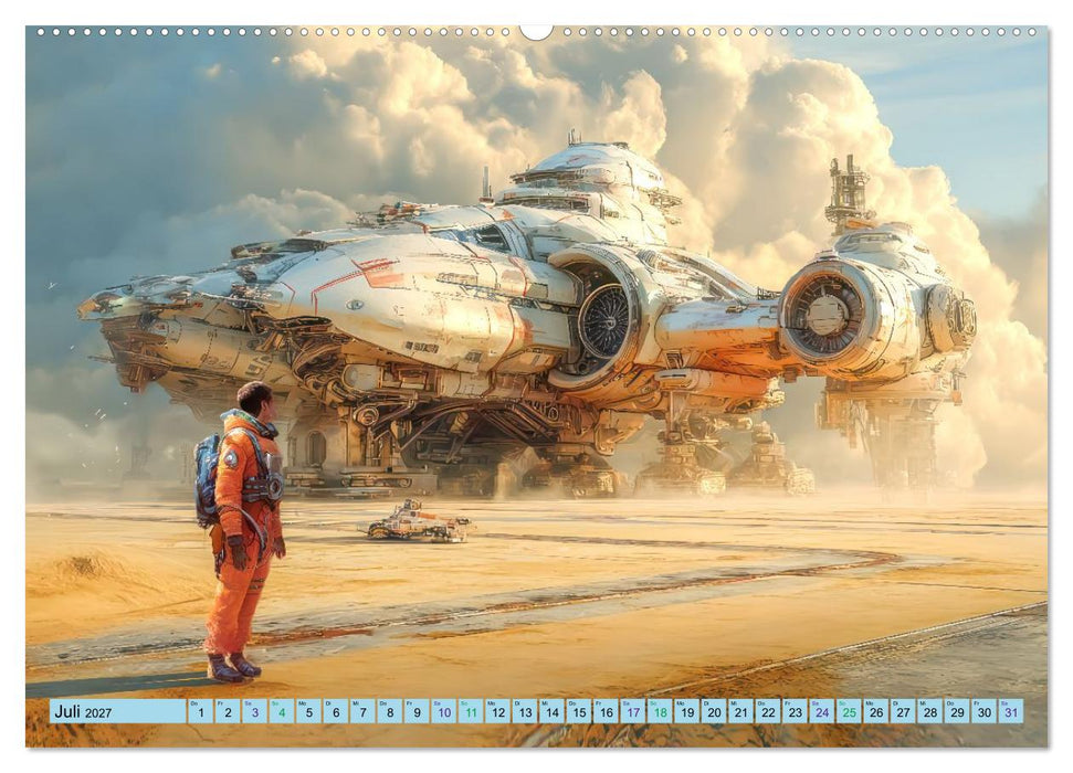 Fremde Welten und mysteriöse Wesen - Grenzenlose Science-Fiction (CALVENDO Premium Wandkalender 2027)