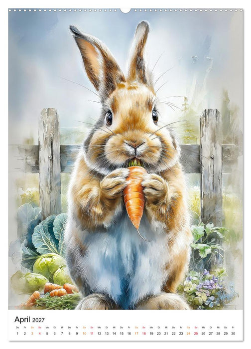 Bauernhof Tiere (CALVENDO Premium Wandkalender 2027)