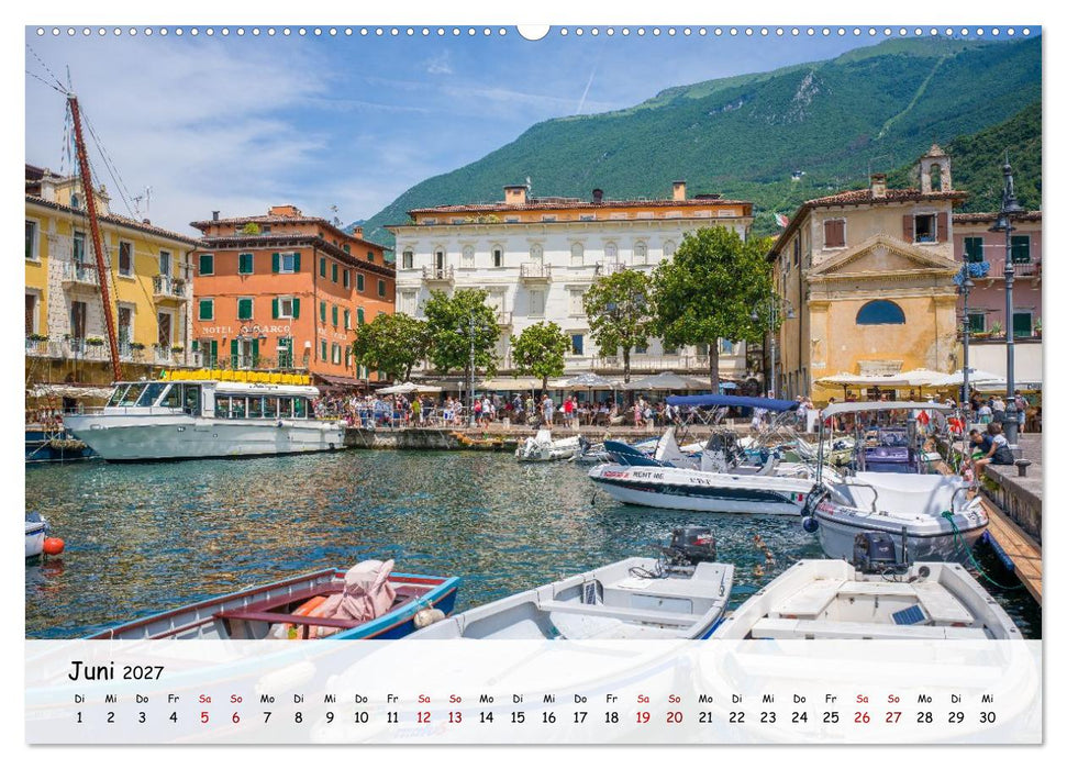 Malcesine - Am Ostufer des Gardasees (CALVENDO Premium Wandkalender 2027)