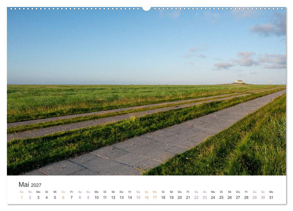 Hamburger Hallig - Der Weg ist das Ziel (CALVENDO Wandkalender 2027)