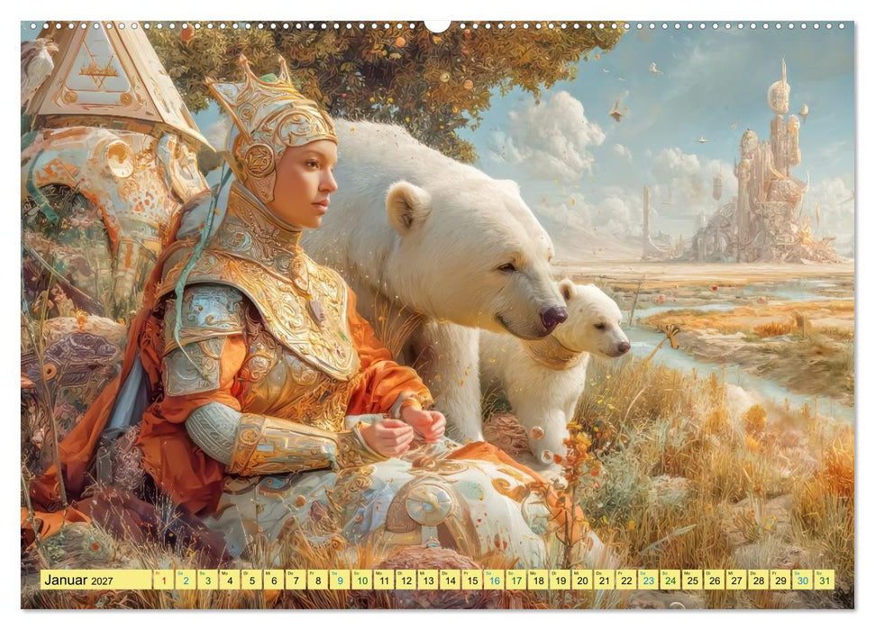 Im Tierparadies - Fantasie und Surrealismus (CALVENDO Wandkalender 2027)