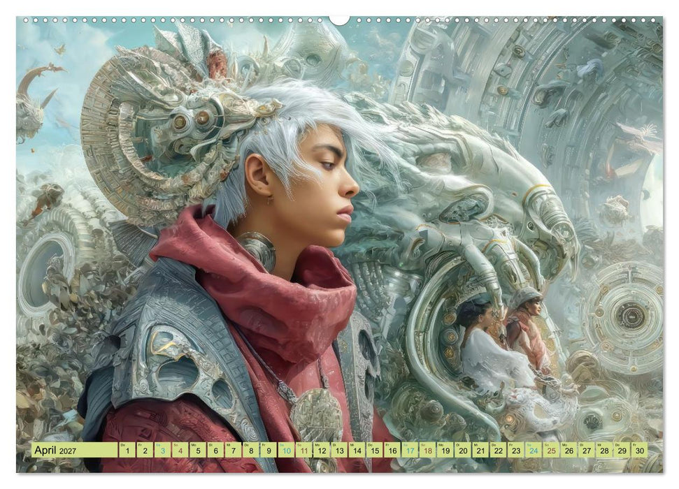 Surreale Fantasien - Detailreiche Portraits (CALVENDO Wandkalender 2027)