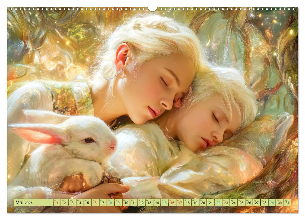 Surreale Fantasien - Detailreiche Portraits (CALVENDO Wandkalender 2027)