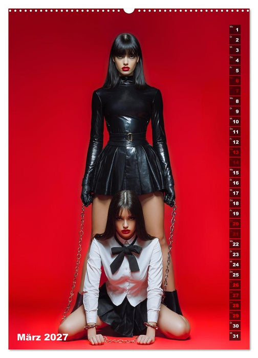 Fetisch und Latex - The Red Box (CALVENDO Wandkalender 2027)