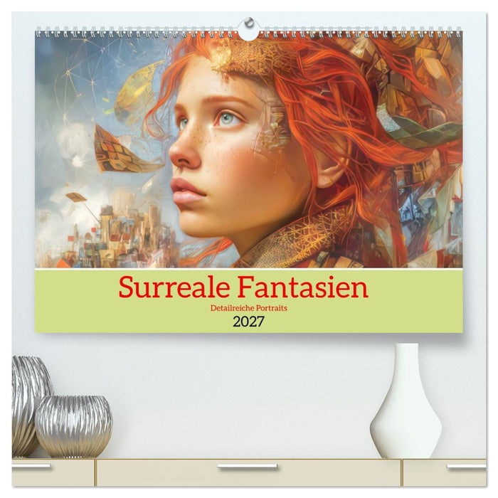 Surreale Fantasien - Detailreiche Portraits (CALVENDO Premium Wandkalender 2027)