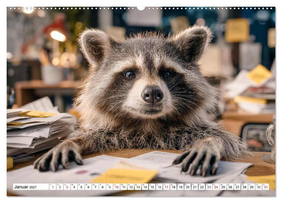 Die Chaos GmbH - Tierisch faule Kollegen (CALVENDO Wandkalender 2027)
