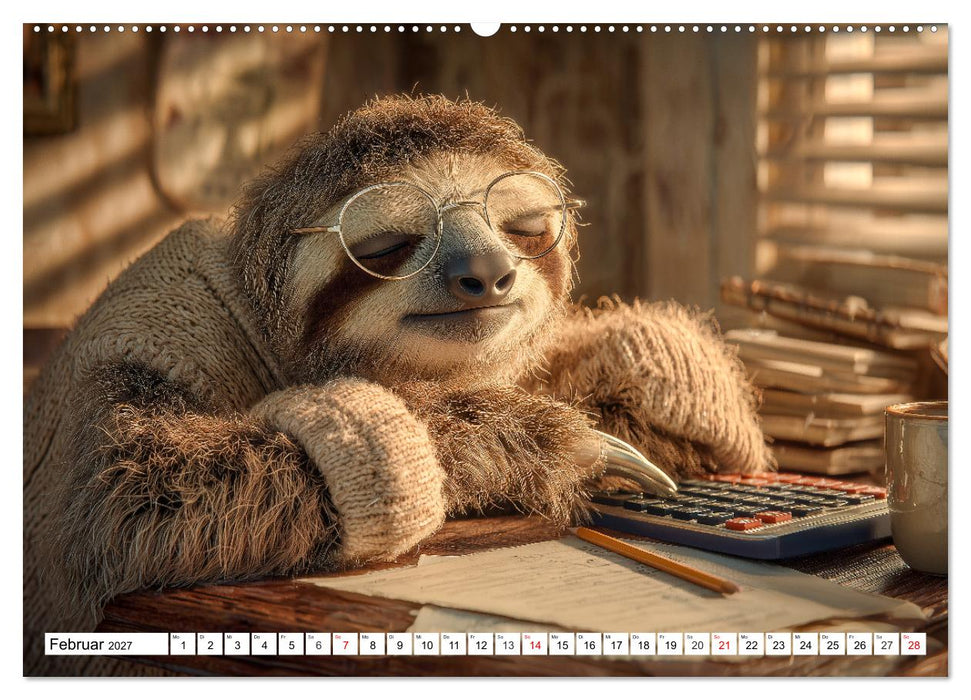 Die Chaos GmbH - Tierisch faule Kollegen (CALVENDO Wandkalender 2027)