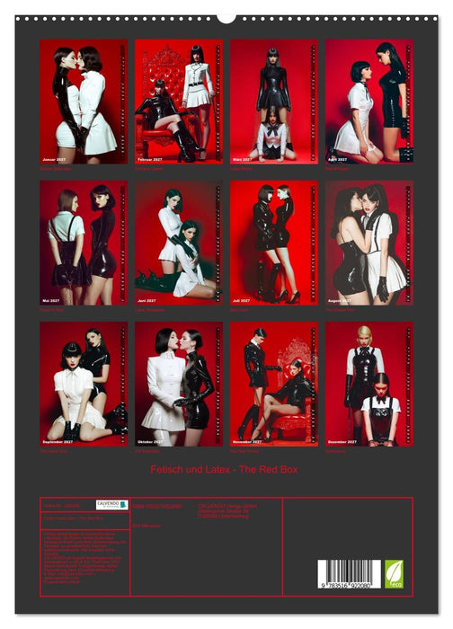 Fetisch und Latex - The Red Box (CALVENDO Premium Wandkalender 2027)