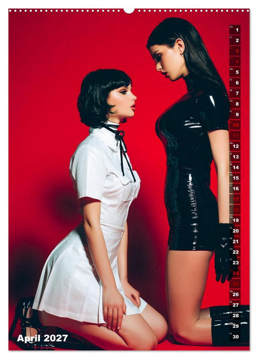 Fetisch und Latex - The Red Box (CALVENDO Premium Wandkalender 2027)