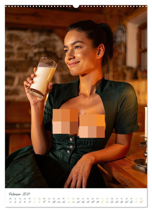 Heißer Käse, kühle Milch (CALVENDO Wandkalender 2027)