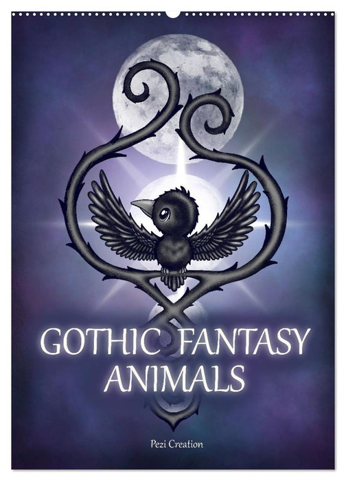 Gothic Fantasy Animals (CALVENDO Monthly Calendar 2027)