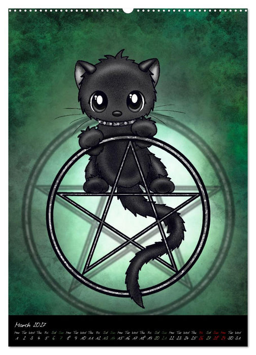Gothic Fantasy Animals (CALVENDO Monthly Calendar 2027)