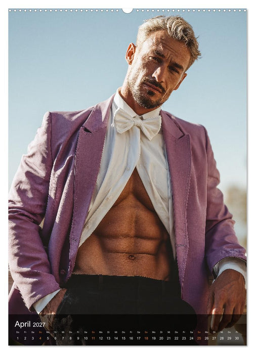 SEXY GENTLEMEN - Nackte Männer, elegant und maskulin (CALVENDO Wandkalender 2027)