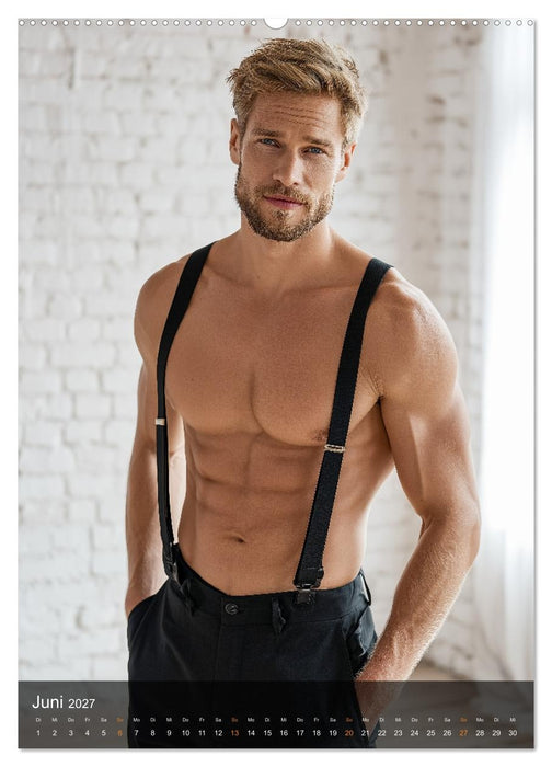 SEXY GENTLEMEN - Nackte Männer, elegant und maskulin (CALVENDO Wandkalender 2027)