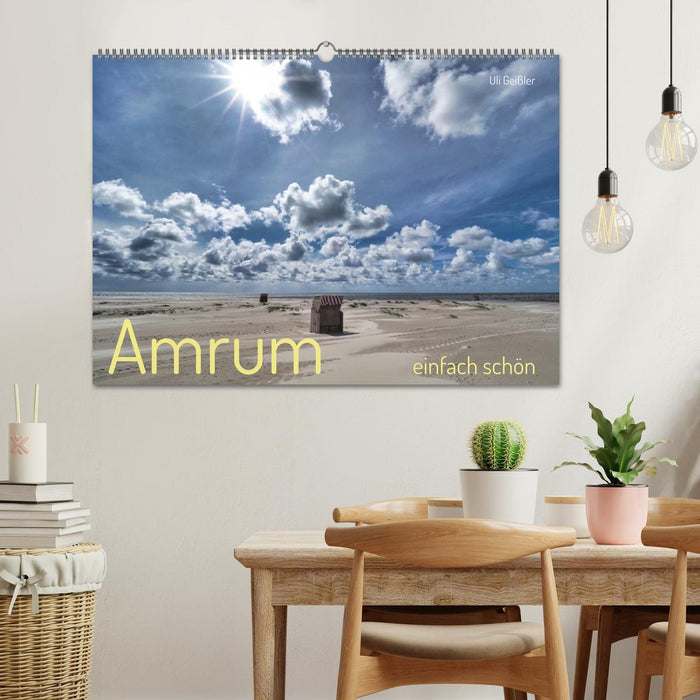 Amrum einfach schön (CALVENDO Wandkalender 2027)