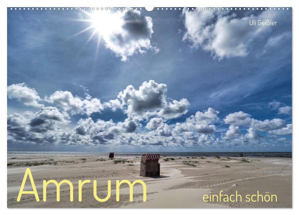 Amrum einfach schön (CALVENDO Wandkalender 2027)